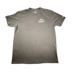 KUIU Logo Sign Charcoal T-Shirt Mens Size L